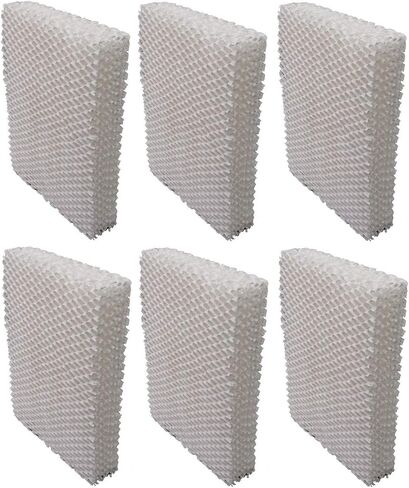 HASMX 6-Pack Humidifier Wick Filters Replacement Filters for Vornado H55-C, H55, H-55, H55C Humidifier Wicking Filters 8-15/16" L x 7" W x 1-11/16" T, White in Saudi Arabia