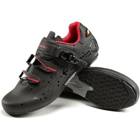 Santic Cycling Shoes Men Spin Unlocked Bike Bicycle Road Biking Lock Shoes MTB Cycling Accessories Self-Locking Shoes in Kuwait