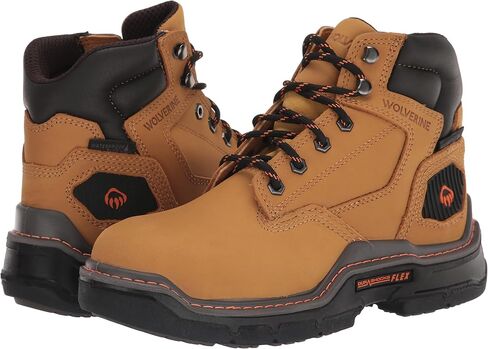 WOLVERINE Men's Raider DuraShocks Insulated 6 Inch Composite Toe Construction Boot in Saudi Arabia