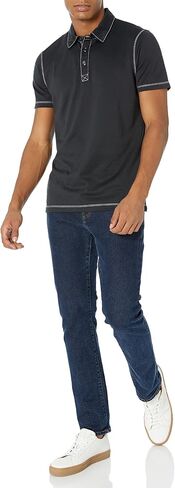 28 Palms Men's Standard-fit Hawaiian Performance Pique Polo Shirt in Saudi Arabia
