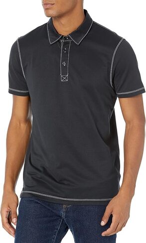 28 Palms Men's Standard-fit Hawaiian Performance Pique Polo Shirt in Saudi Arabia