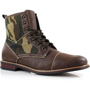 Ferro Aldo Rufus MFA806032 Mens Casual Suede Cap Toe Boot Motorcycle Zipper Boots in Saudi Arabia