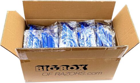 200 Box of Razor Blades Premium Disposable Stainless Steel Hospitality Quality Shavers High End Twin Blade Razors for Men and Women with Aloe Vera Lubrication Strip in Saudi Arabia