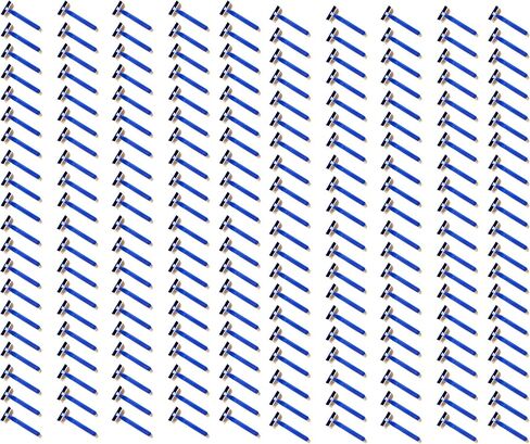 200 Box of Razor Blades Premium Disposable Stainless Steel Hospitality Quality Shavers High End Twin Blade Razors for Men and Women with Aloe Vera Lubrication Strip in Saudi Arabia