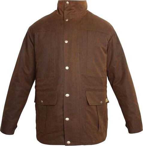 CHALLENGER XL Mens Oilskin Western Australian Waterproof Duster 3/4 Length Coat 23105BZ-XL in Saudi Arabia