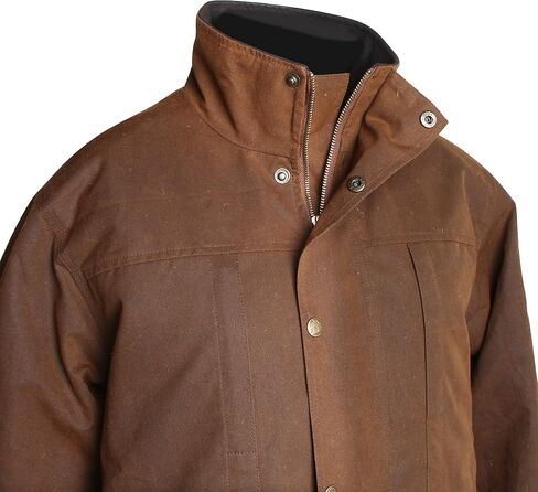 CHALLENGER XL Mens Oilskin Western Australian Waterproof Duster 3/4 Length Coat 23105BZ-XL in Saudi Arabia