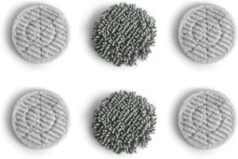 KSUNTEK Steam Pads Replacement, 6 Pads(4 Soft Scrub & 2 Scrub Dirt Grip Dusting Washable Pads), Replacement Compatible with Shark S7000 Series, S7000AMZ，S7001, S7001TGT, XKITP7000 in Saudi Arabia