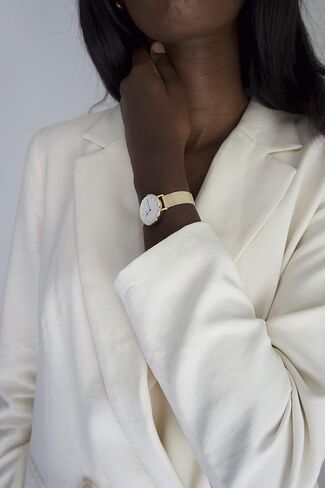 ساعة انالوج للنساء بحركة كوارتز ياباني ايفر جولد، بلون ذهبي، من دانيال ولينغتون، بيتيت ايفرجولد in Kuwait