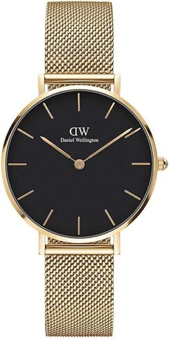 Daniel Wellington Petite Evergold Watch, Gold Mesh Bracelet in Saudi Arabia