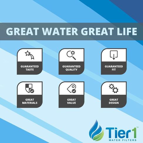 Tier1 DA29-00003G Refrigerator Water Filter 3-pk | Replacement for Samsung DA29-00003B, DA29-00003A, Aqua-Pure Plus, DA29-00003F, HAFCU1, WSS-1, WF289, Fridge Filter in Saudi Arabia