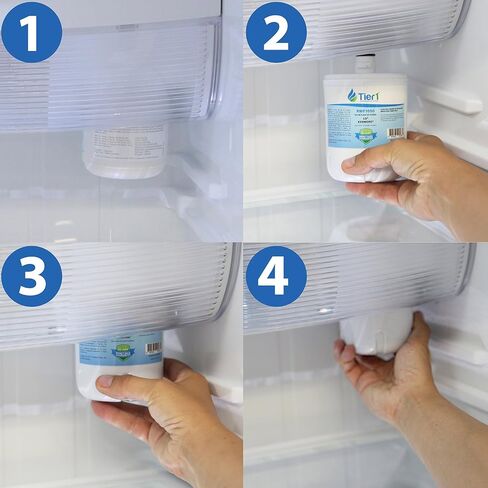 Tier1 Refrigerator Water Filter Replacement for LG LT500P, 5231JA2002A, GEN11042FR-08, ADQ72910902, ADQ72910907, ADQ72910901, WD-F05, SP-LE500, RWF0100A - 2 Pack in Kuwait