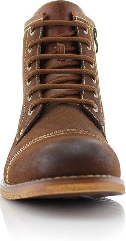 Ferro Aldo Rufus MFA806032 Mens Casual Suede Cap Toe Boot Motorcycle Zipper Boots in Saudi Arabia