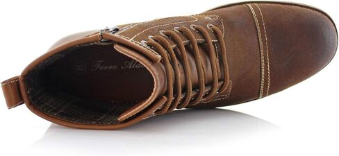 Ferro Aldo Rufus MFA806032 Mens Casual Suede Cap Toe Boot Motorcycle Zipper Boots in Saudi Arabia