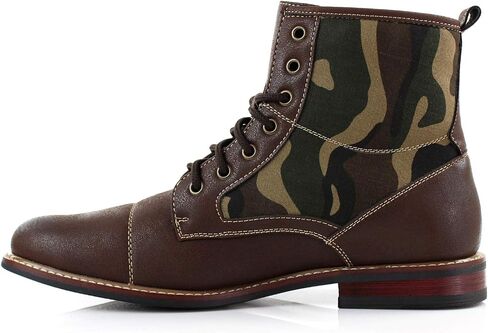 Ferro Aldo Rufus MFA806032 Mens Casual Suede Cap Toe Boot Motorcycle Zipper Boots in Saudi Arabia