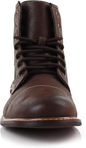 Ferro Aldo Rufus MFA806032 Mens Casual Suede Cap Toe Boot Motorcycle Zipper Boots in Saudi Arabia