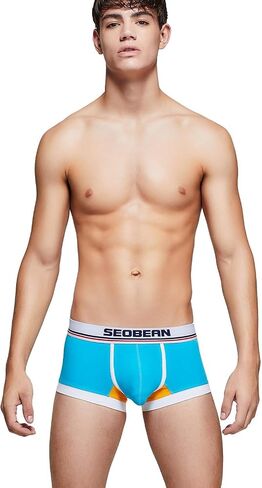 SEOBEAN Mens Low Rise Boxer Brief Underwear in Saudi Arabia