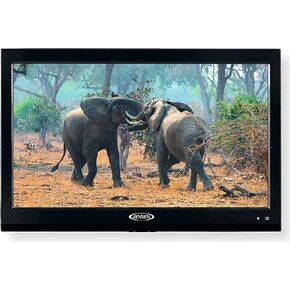 Jensen JTV1921DC 19" LED HD TV with Integrated HDTV (ATSC) Tuner, 16:9 LCD Panel, 1366 x 768, 12VDC, 16.7 Million Colors, White LED Illumination, 250 nit Brightness, 9ms Response Time in Saudi Arabia