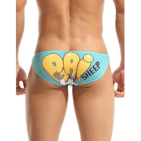 SEOBEAN Mens Sexy Super Low Rise Bikini Briefs Underwear 10110 in Kuwait