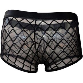 Sexy Underwear Lingerie Men's Lace Mesh Men's Panties Boxers Briefs Red and White Corset Lingerie for Women in Saudi Arabia