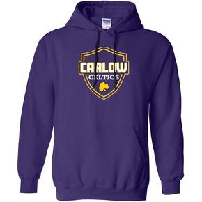 CreateMyTee | Carlow University Celtics Logo Hooded Sweatshirt in Saudi Arabia