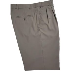 بنطلون رسمي من الصوف المطاطي من نايتسبريدج، مقاوم للتجاعيد، مبطن، طيتين - للرجال in Kuwait