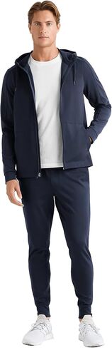 Rhone Men's Spar Full Zip Hoodie with Moisture-Wicking Technology Stretch Durable and Soft in Saudi Arabia