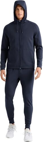 Rhone Men's Spar Full Zip Hoodie with Moisture-Wicking Technology Stretch Durable and Soft in Saudi Arabia