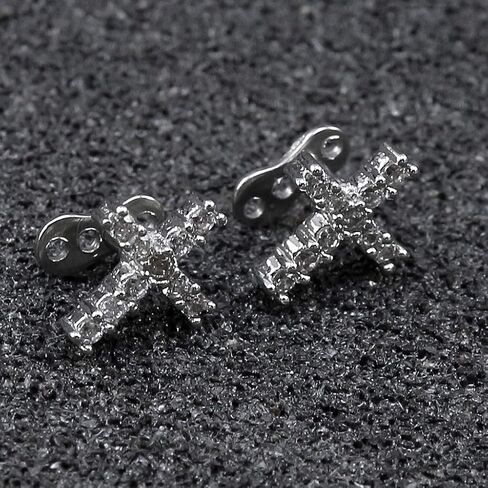 joyMerit Titanium Steel Crystal Dermal Anchor Top Base - Cross in Saudi Arabia