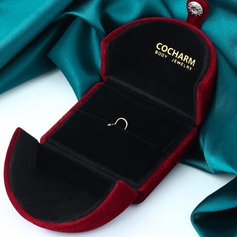 COCHARM الذهب الحقيقي 20 جرام مسمار الأنف للرجال سبايك 14 كيلو الصلبة الذهب الماس المفتاح خواتم الأنف الصغيرة in Saudi Arabia