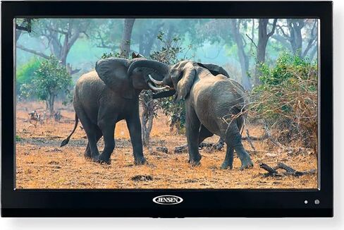 تلفزيون Jensen JTV1921DC مقاس 19 بوصة LED عالي الدقة مع موالف HDTV (ATSC) مدمج، لوحة LCD 16:9، 1366 × 768، 12VDC، 16.7 مليون لون، إضاءة LED بيضاء، سطوع 250 نيت، وقت استجابة 9 مللي ثانية in Saudi Arabia