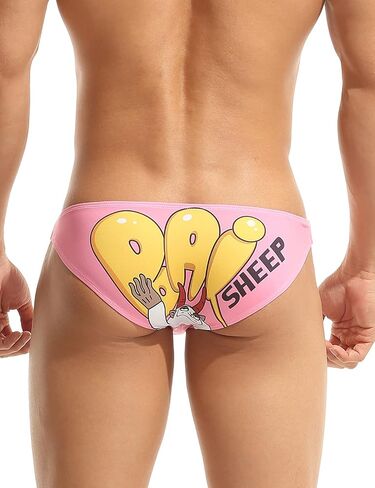 SEOBEAN Mens Sexy Super Low Rise Bikini Briefs Underwear 10110 in Saudi Arabia