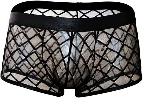 Sexy Underwear Lingerie Men's Lace Mesh Men's Panties Boxers Briefs Red and White Corset Lingerie for Women in Saudi Arabia