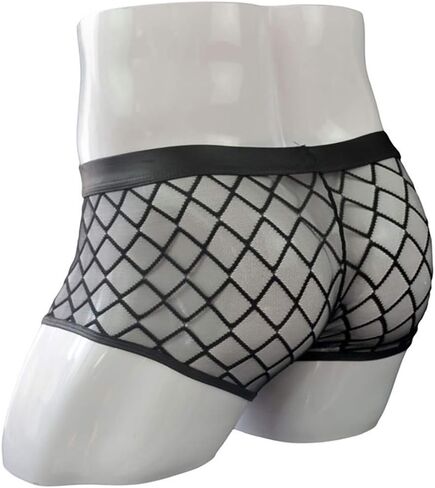 Sexy Underwear Lingerie Men's Lace Mesh Men's Panties Boxers Briefs Red and White Corset Lingerie for Women in Saudi Arabia