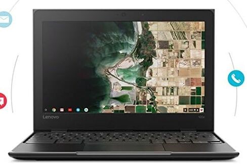 Lenovo 11.6 بوصة HD IPS touch 2 في 1 Chromebook، رباعي النواة Media Tek MT8173C (4C، 2X A72 + 2X A53)، 4 جيجا رام، 32 جيجا اي ام ام سي، 802.11ac واي فاي، بلوتوث 4.2، HDMI ، Type-C، نظام تشغيل كروم in Saudi Arabia