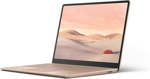 Microsoft Surface Laptop Go شاشة لمس 12.4 بوصة Intel i5-1035G1 8GB 256GB SSD، Windows 10 Home في وضع S (بلاتيني) سنة واحدة Mfr. الضمان المحدود (متجدد) in Kuwait