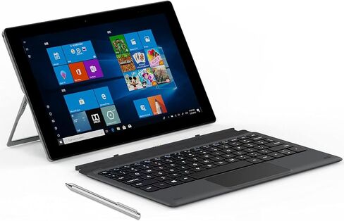 كمبيوتر محمول ALLDOCUBE iWORK20 2 في 1، كمبيوتر لوحي مع لوحة مفاتيح (وقلم ستايلس)، كمبيوتر لوحي Windows 10.1 بوصة، وحدة المعالجة المركزية Intel N4020، ذاكرة وصول عشوائي 4 جيجابايت/ذاكرة وصول عشوائي 128 جيجابايت، Windows 10، نوع C، دعم HDMI، كمبيوتر محمول  in Kuwait