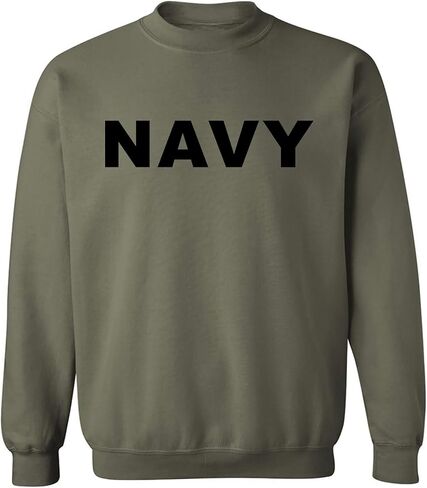 NAVY Crewneck Sweatshirt in Military Green in Saudi Arabia