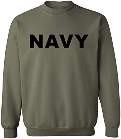 NAVY Crewneck Sweatshirt in Military Green in Saudi Arabia