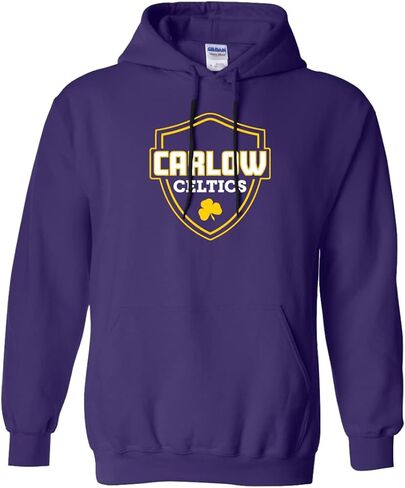 CreateMyTee | Carlow University Celtics Logo Hooded Sweatshirt in Saudi Arabia
