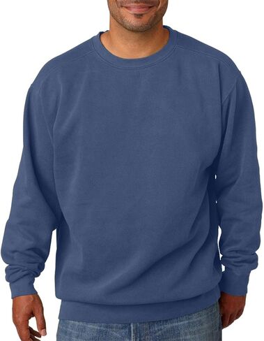 Comfort Colors Chouinard Adult Heavyweight Blended Sweatshirt, Blue Jean PgmDye, X-Large in Saudi Arabia