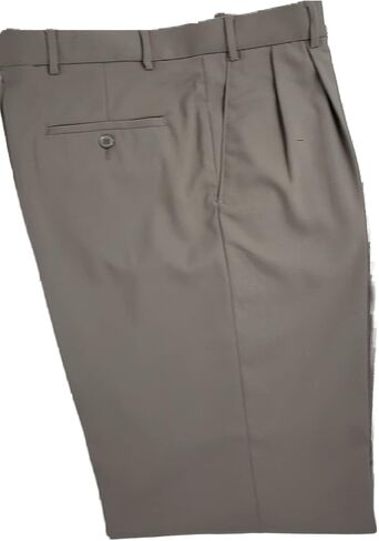 بنطلون رسمي من الصوف المطاطي من نايتسبريدج، مقاوم للتجاعيد، مبطن، طيتين - للرجال in Kuwait