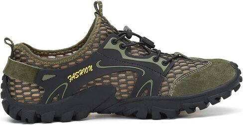 FLARUT Men's Sandals Barefoot Hiking Shoes Quick Dry Breathable Mesh Lightweight Outdoor Training Water Walking Shoes in Kuwait