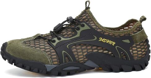 FLARUT Men's Sandals Barefoot Hiking Shoes Quick Dry Breathable Mesh Lightweight Outdoor Training Water Walking Shoes in Kuwait