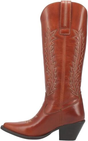 Dingo Women's Tin Lizzy Tall Western Boot Snip Toe - Di844-Black in Saudi Arabia