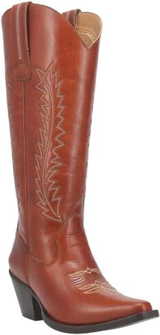 Dingo Women's Tin Lizzy Tall Western Boot Snip Toe - Di844-Black in Saudi Arabia