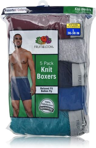 Fruit of the Loom Men's Soft Stretch-Knit Boxer Multipack in Saudi Arabia