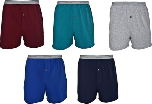 Fruit of the Loom Men's Soft Stretch-Knit Boxer Multipack in Saudi Arabia