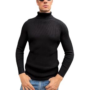 سترة BISUPER للرجال بسحاب ربعي مضلعة من نوع Kint Mockneck بقصة ضيقة in Kuwait