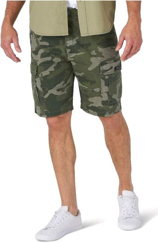 Wrangler Camo Relaxed Fit Stretch Cargo Shorts - 38 in Saudi Arabia