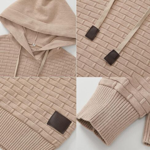 سترة BISUPER للرجال بسحاب ربعي مضلعة من نوع Kint Mockneck بقصة ضيقة in Kuwait